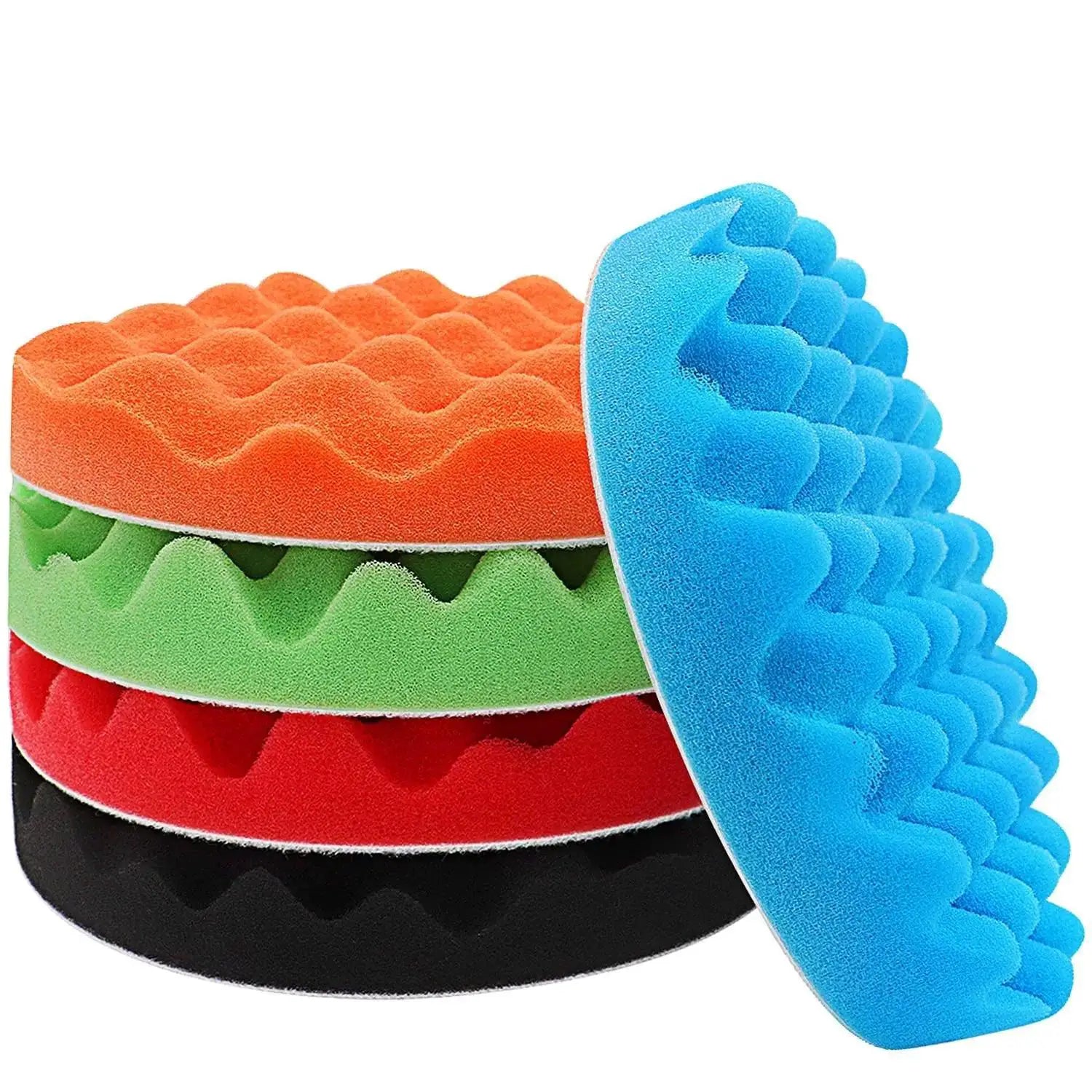 3 4 5 6 Inch Polishing Pads for Drill Buffing Sponge Set