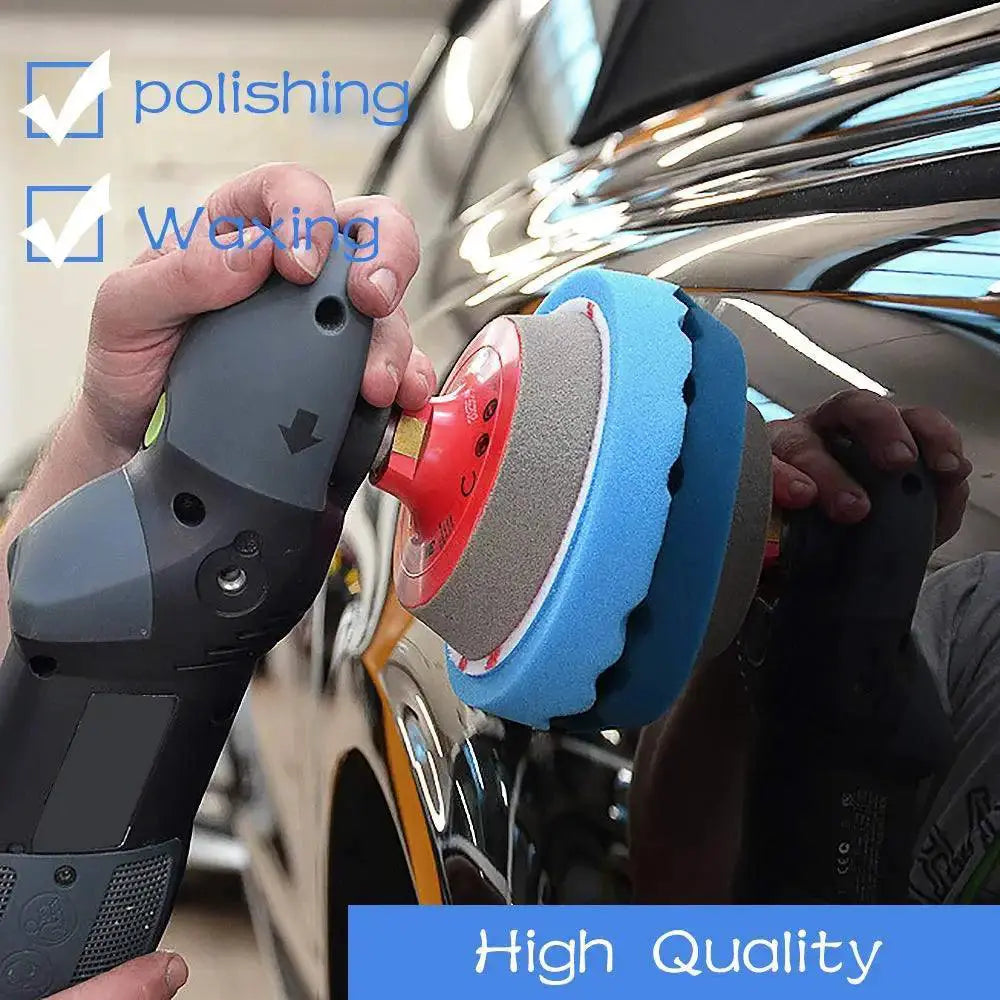 3 4 5 6 Inch Polishing Pads for Drill Buffing Sponge Set