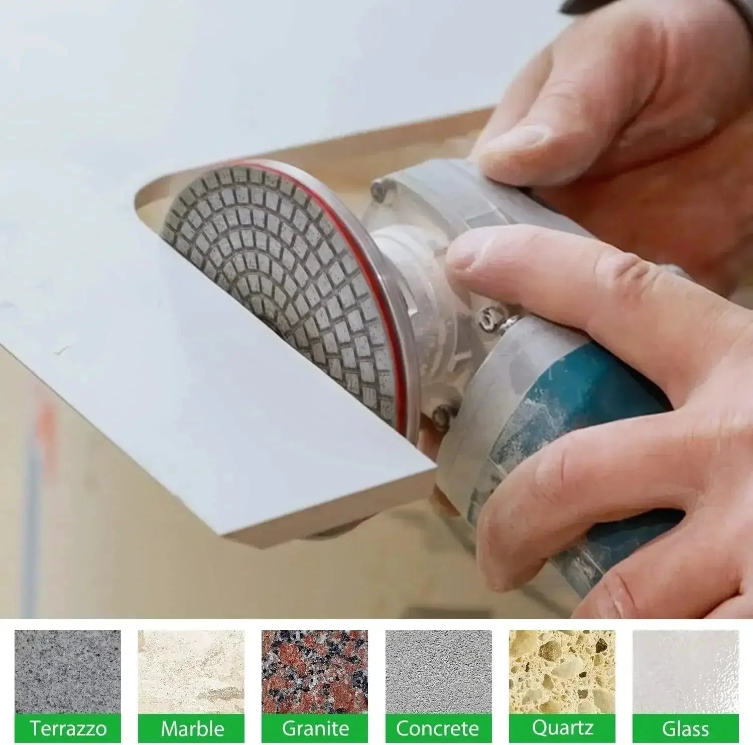 Diamond Polishing Pads 3 4 5 6 7 Inch Dry Wet Buff Disc