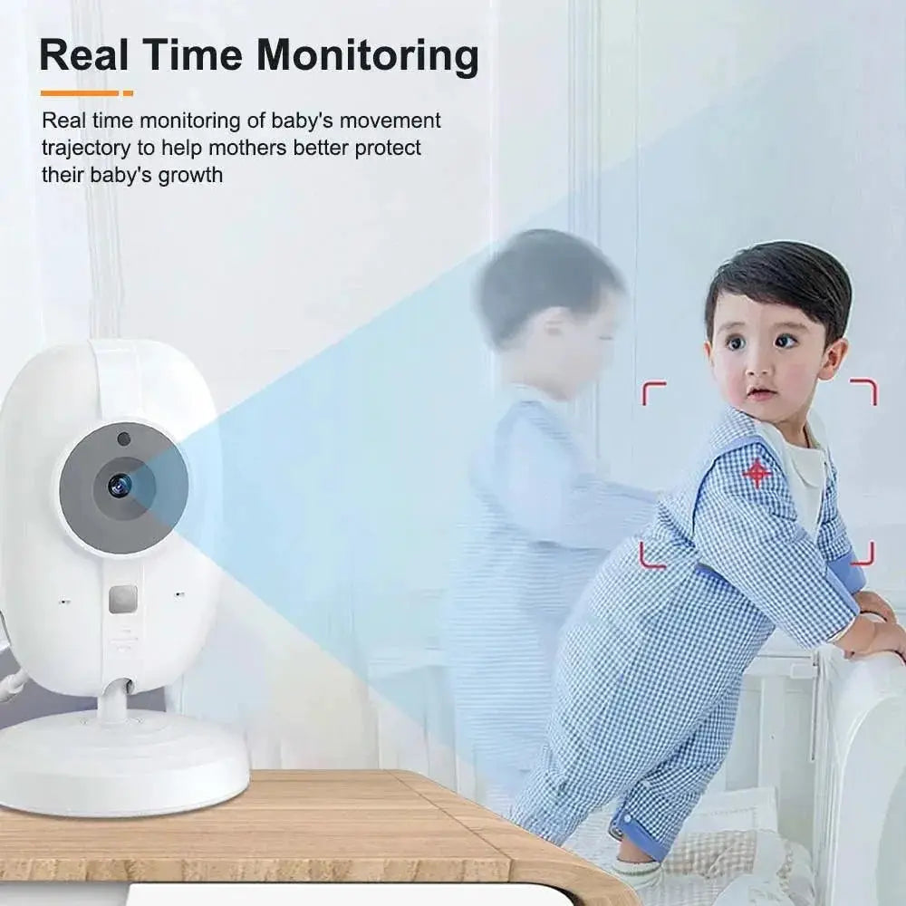 3.5 Inch Baby Monitor With Two Way Audio And Night Vision