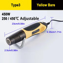 350W/450W Two-Speed Mini Hot Air Gun for Repairs Tools