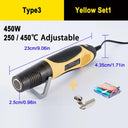 350W/450W Two-Speed Mini Hot Air Gun for Repairs Tools