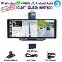360 Dash Cam for CarPlay with 4K Front