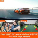 360 Dash Cam for CarPlay with 4K Front