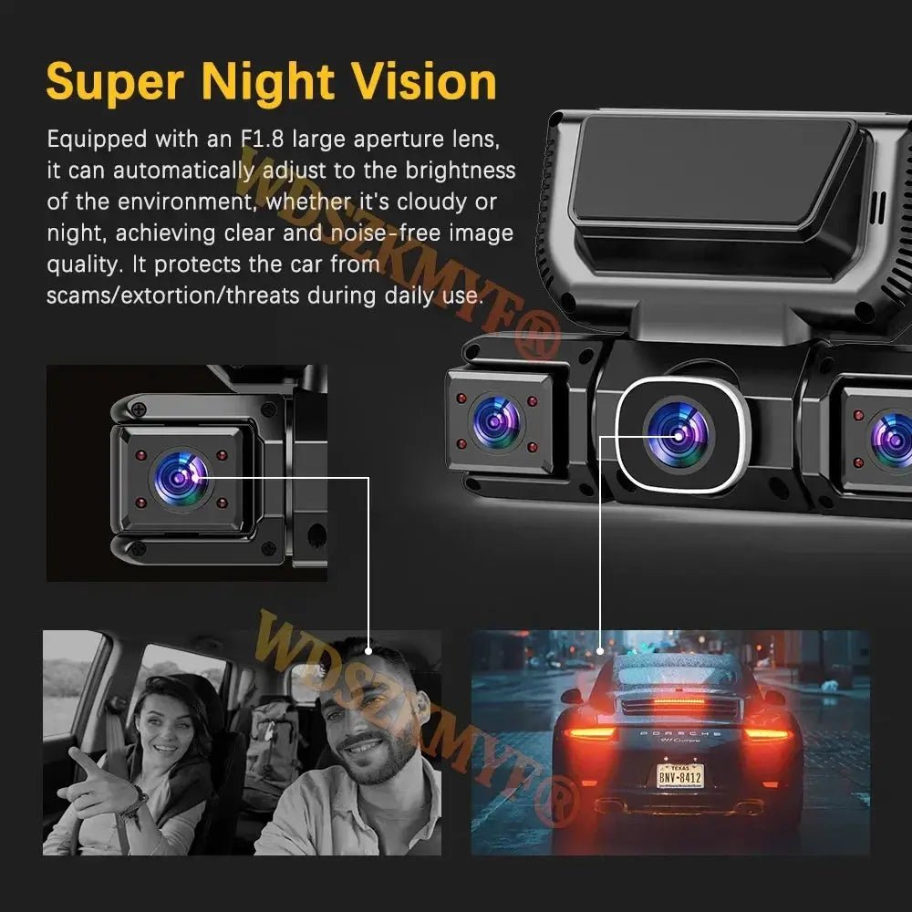 360 Dash Cam for Parking Monitor 24h