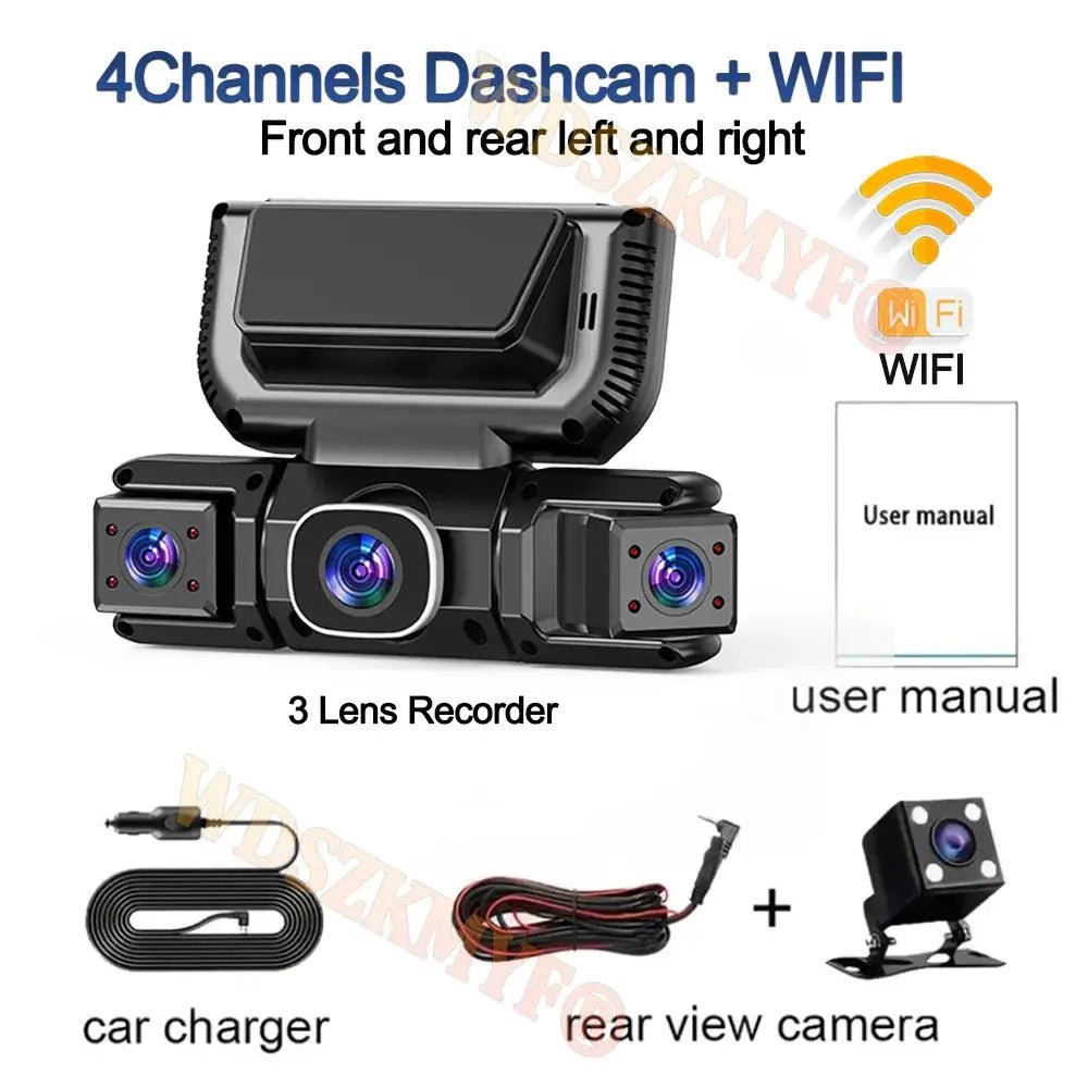 360 Dash Cam for Parking Monitor 24h