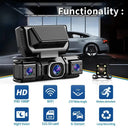 360 Dash Cam for Parking Monitor 24h