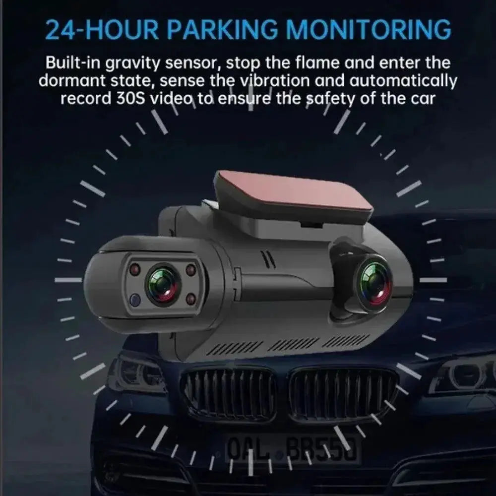 360 Degree Dual Lens Dash Cam HD Video Recorder Night Vision