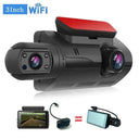 360-Degree Dual Lens Dash Cam HD Video Recorder Night Vision