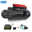 360-Degree Dual Lens Dash Cam HD Video Recorder Night Vision
