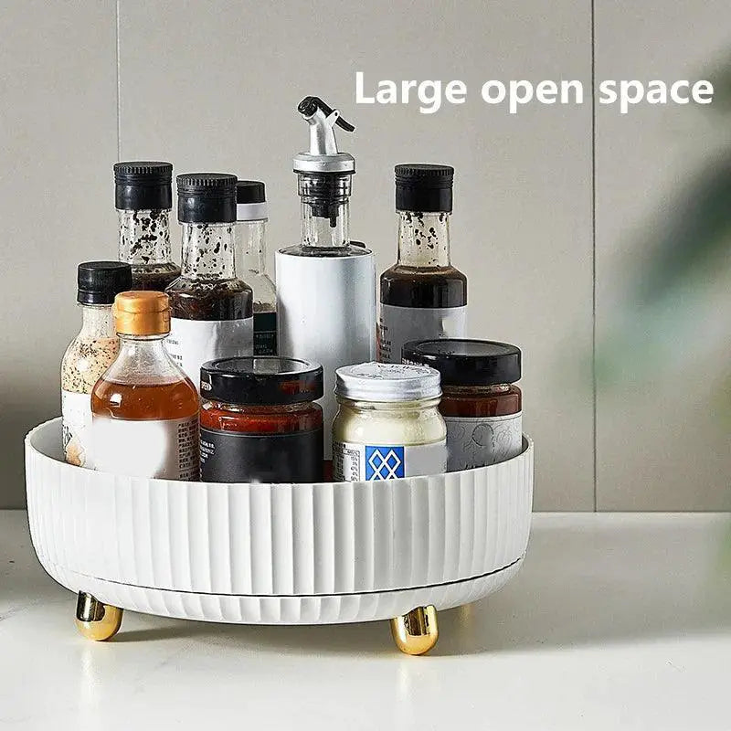 360 Degree Spinning Storage Organizer for Kitchen and Bath
