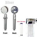 360 Degrees Rotation Turbo Fan Shower Head High Pressure