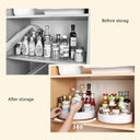 360 Rotating Organizer: Kitchen & Bathroom Storage Solution