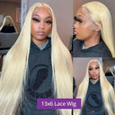 OurLuma 38in 613 Blonde HD Lace Wig