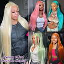 OurLuma 38in 613 Blonde HD Lace Wig