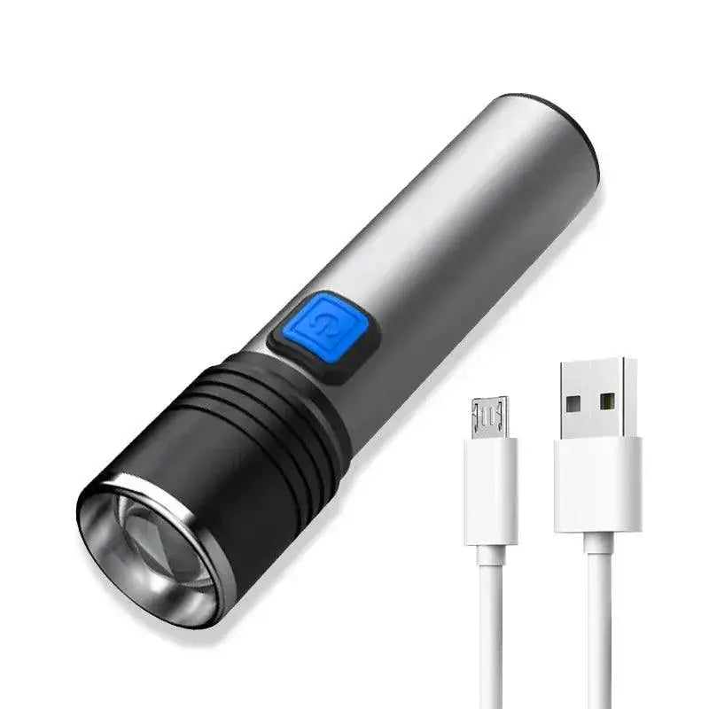 395nm UV Flashlight Zoomable USB Rechargeable Detection