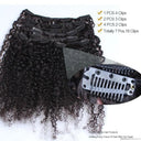 3B 3C Kinky Curly Afro Clip In Hair Extensions  Remy Hair