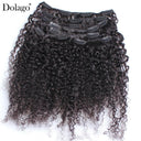 3B 3C Kinky Curly Afro Clip In Hair Extensions  Remy Hair