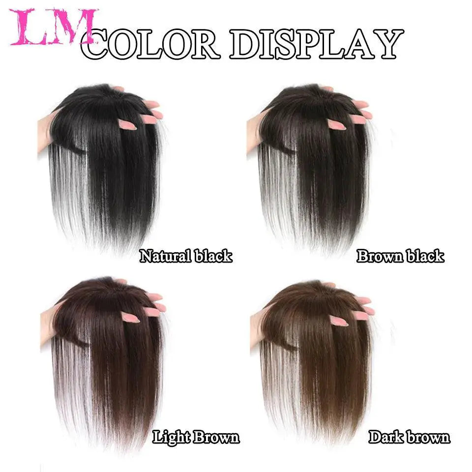 3D Bangs Seamless Invisible Hair Cover for Effortless Style