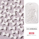 3D Black and White Bowknot Resin Nail Art Kit Elevate Designs