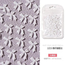 3D Black and White Bowknot Resin Nail Art Kit Elevate Designs