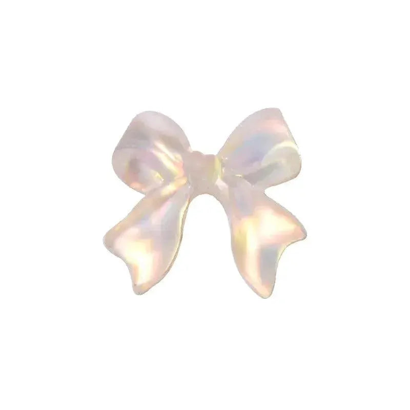 3D Black And White Bowknot Resin Nail Art Kit Elevate