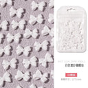 3D Black and White Bowknot Resin Nail Art Kit Elevate Designs