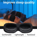 3D Contoured Cup Eye Mask for Ultimate Relaxation and Rest