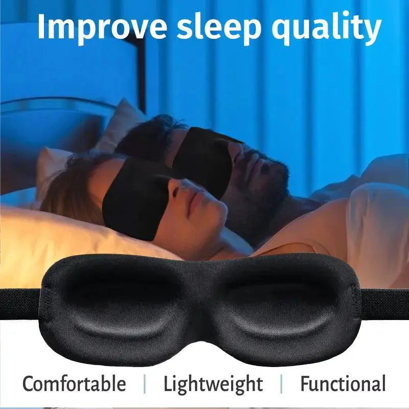 3D Contoured Cup Eye Mask for Deep Relaxation and Rest