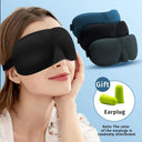 3D Contoured Cup Eye Mask for Ultimate Relaxation and Rest