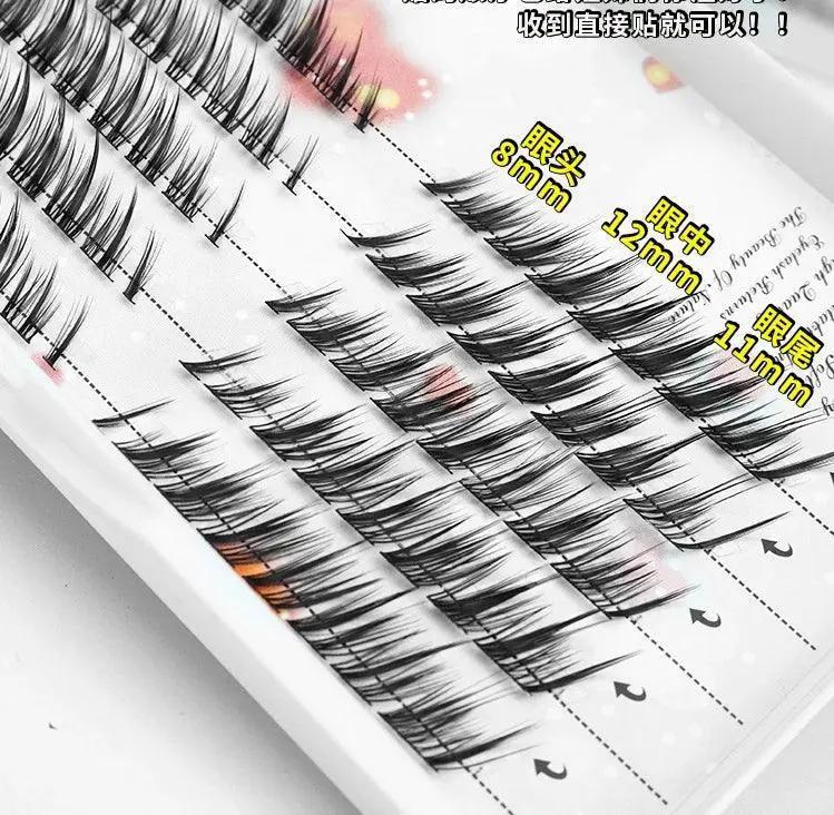3D Fluffy Mink Fox Eye Lash Extensions Natural Elegance
