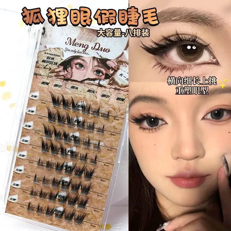 Fluffy Mink Fox Eye Lash Extensions Natural Elegance — product view 11