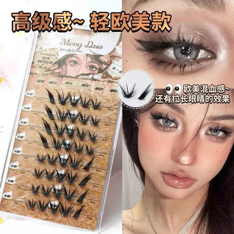 Fluffy Mink Fox Eye Lash Extensions Natural Elegance — product view 12