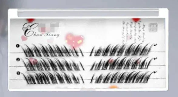 3D Fluffy Mink Fox Eye Lash Extensions Natural Elegance