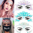 Glam Face Jewels for Festival Tattoos