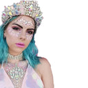 Glam Face Jewels for Festival Tattoos