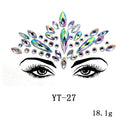 3D Glitter Face Jewels Temporary Tattoo Stickers Sparkle