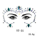 3D Glitter Face Jewels Temporary Tattoo Stickers Sparkle