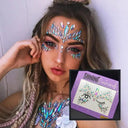 Glam Face Jewels for Festival Tattoos