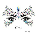 3D Glitter Face Jewels Temporary Tattoo Stickers Sparkle