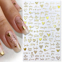 3D Gradient Nail Art Stickers Elevate Your Style Game Chic