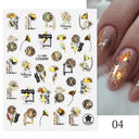 3D Gradient Nail Art Stickers Elevate Your Style Game Chic