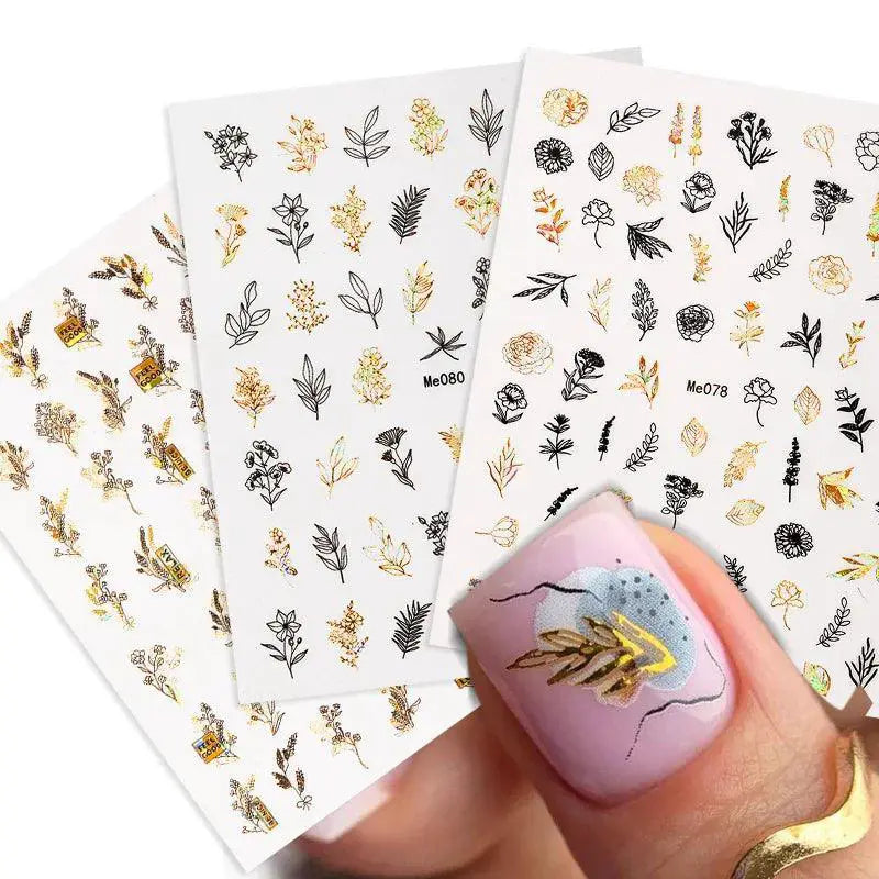 3D Gradient Nail Art Stickers Elevate Your Style Game Chic