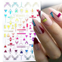 3D Gradient Nail Art Stickers Elevate Your Style Game Chic
