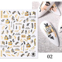 3D Gradient Nail Art Stickers Elevate Your Style Game Chic