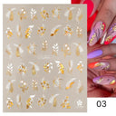 3D Gradient Nail Art Stickers Elevate Your Style Game Chic