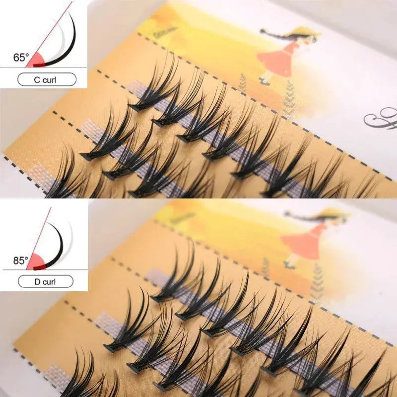 3D Mink Eyelash Clusters for Natural Glamour and Volume