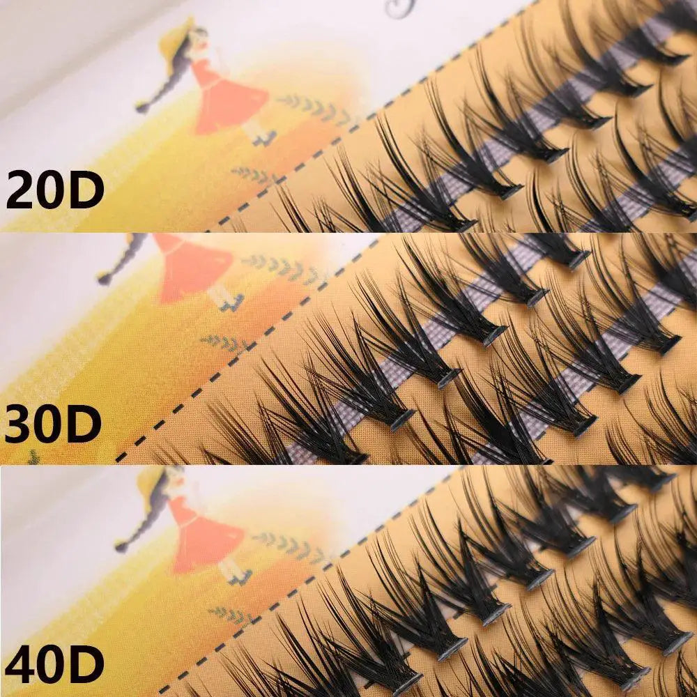 3D Mink Eyelash Clusters for Natural Glamour and Volume