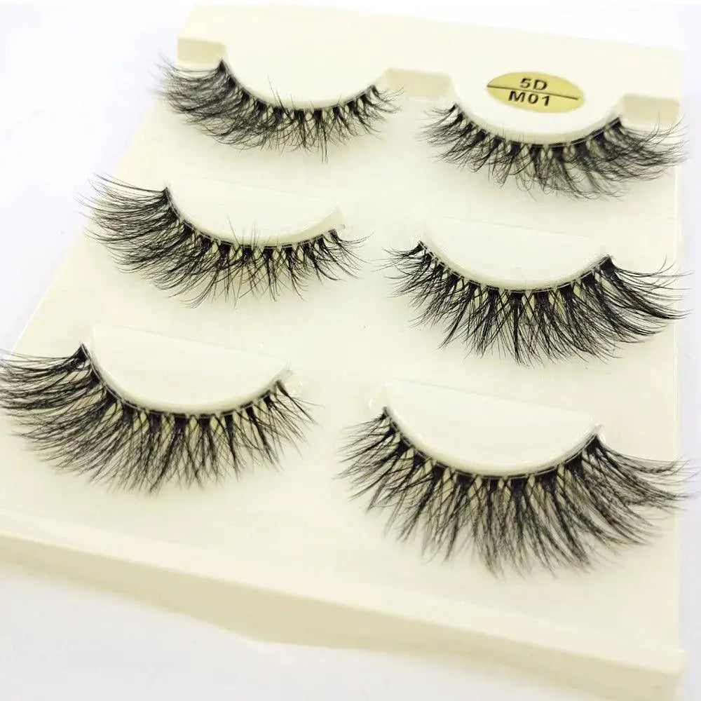 3D Mink Eyelashes for Natural Glamour Luxurious Enhancements