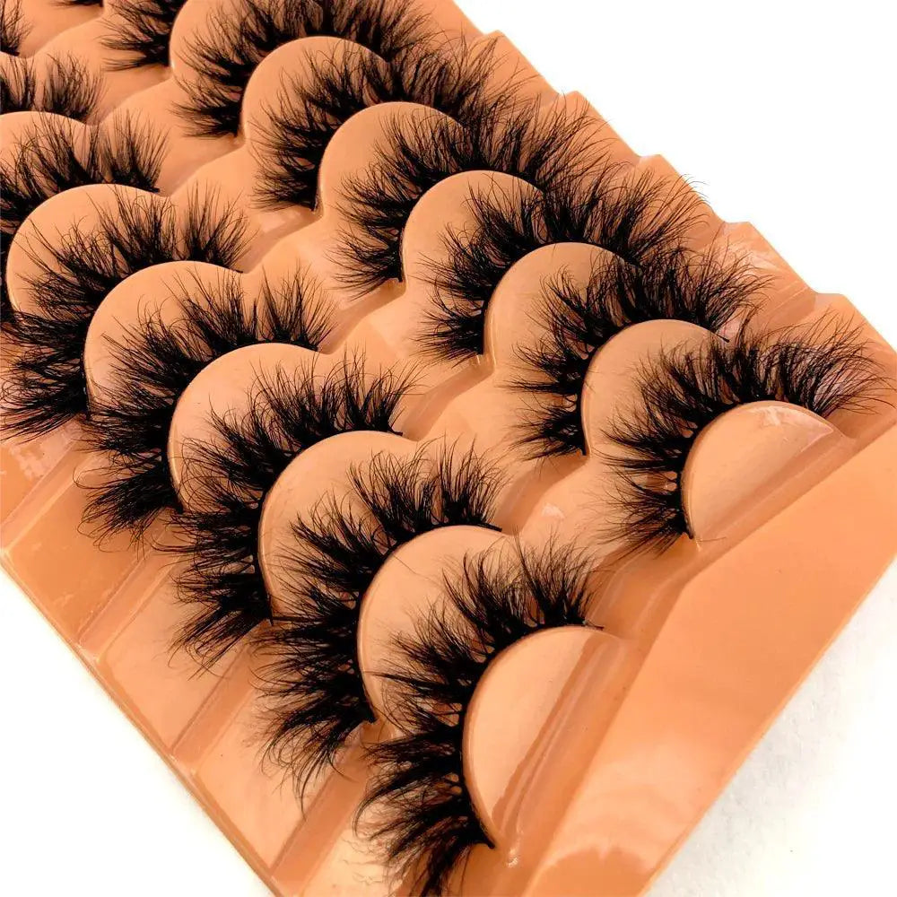 3D Mink False Eyelashes Variety Pack Fluffy Styles for Eyes